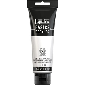 Liquitex Basic АКРИЛНА боя 430 Transparent Mixing White 118 ml 1 бр (72.1430)