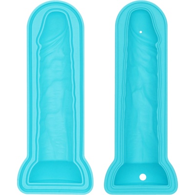 LoveToy Silicone Ice Tray Realistic Penis Blue silikonová forma na led ve tvaru penisu – Zboží Dáma