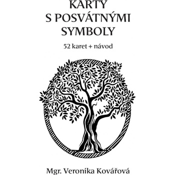 Karty s posvátnými symboly 52 karet + návod - Veronika Kovářová