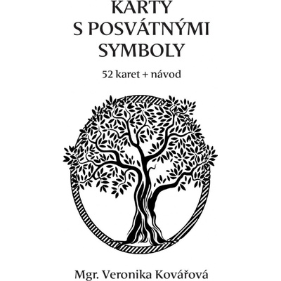 Karty s posvátnými symboly 52 karet + návod - Veronika Kovářová