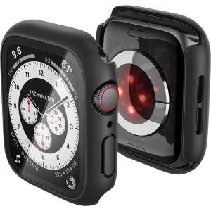 Spigen Калъф за Apple Watch SE 3 / SE 2 / SE / 6 / 5 / 4 (44mm) - Thin Fit 360 (ACS11592) - Spigen - Черен