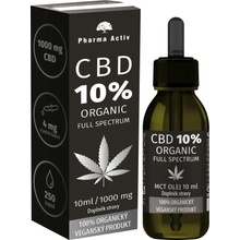 Pharma Activ CBD 10% Full Spectrum konopný olej 10 ml