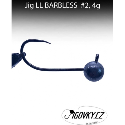Jigovky.cz Jigová hlavička LL BARBLESS vel.2 4g 5 ks