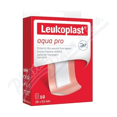 Leukoplast Aqua Pro náplast voděodolná 38 x 63 mm
