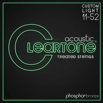 Cleartone Phos-Bronze Custom Light 11-52 Струни за акустична китара (7411)