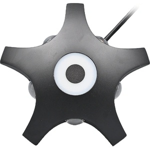 ELMARK Grf355 АПЛИК ЗА СТЕНА 5x1w+2w 3000k ip54, ЧЕРЕН (95grf355/bl)