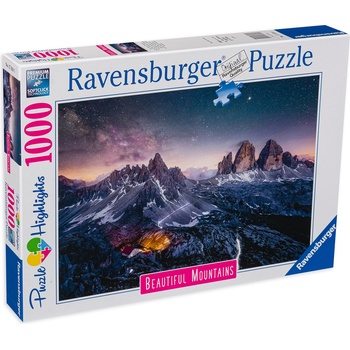 Ravensburger Пъзел Ravensburger от 1000 части - Три върха, Доломити (12000256)