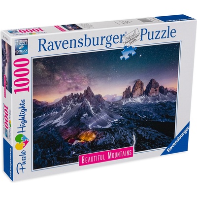 Ravensburger Пъзел Ravensburger от 1000 части - Три върха, Доломити (12000256)