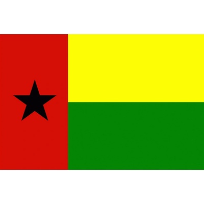 Státní vlajka Guinea-Bissau tištěná venkovní Alerion