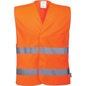 Portwest hi-vis c474 / Светлоотразителна жилетка с две ивици - hv оранжево xxl/xxxl (c474orrxx/3x)