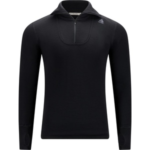 Aclima Мъжки вълнен пуловер Aclima Doublewool Polo Shirt Zip Merino jumper - Jet Black / Marengo (005-2740-0213)