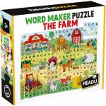 Headu Образователен пъзел, Headu, Word Maker, Фермата, 67 части (HMU55232)