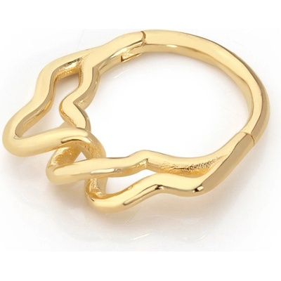 Lillian Vassago Zlatý piercing kroužek s originálním designem LLV92-GPI016SP