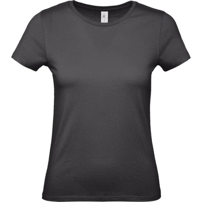 B&C Tričko B&C E150 dámské krátký rukáv COT 01002Tu3300 Černá pure