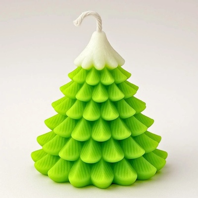 Svíčkománie3D Svíčka Stromeček s vůní skořice 65 g