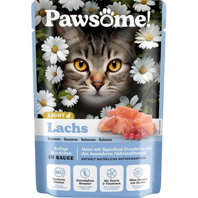 Pawsome Cat Light s lososem 85 g
