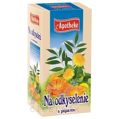Apotheke ČAJ NA odkyselení S pampeliška 20 x 1,5 g