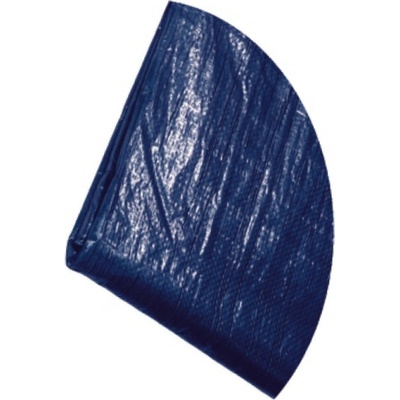 LEVIOR Zakrývacia plachta okrúhla 120g/m² 5 5,5 m modrá/strieborná