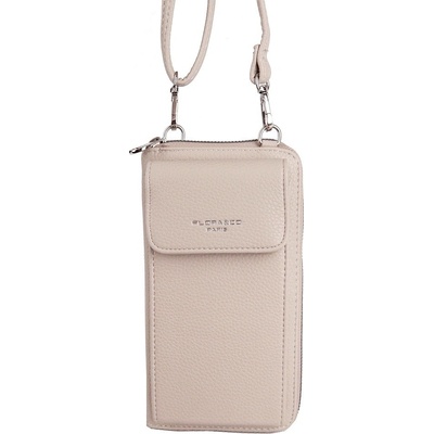 Malá crossbody kabelka pouzdro na mobil a peněženka Flora 60 béžová