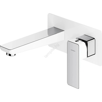 Omnires pm7415crb смесител за вграждане parma хром/бяло (on0056)