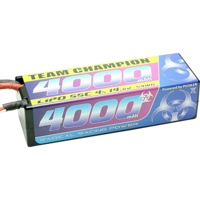 Pichler Modellbau C4849 akupack Li-Pol (modelářství), 14.8 V, 4000 mAh, články 4, 55 C, Hardcase, Deans, T zástrčka – Zbozi.Blesk.cz