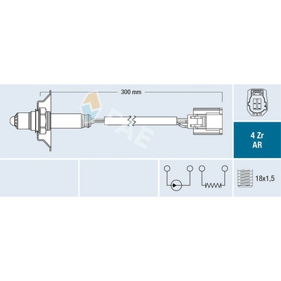 Lambda sonda FAE 75624