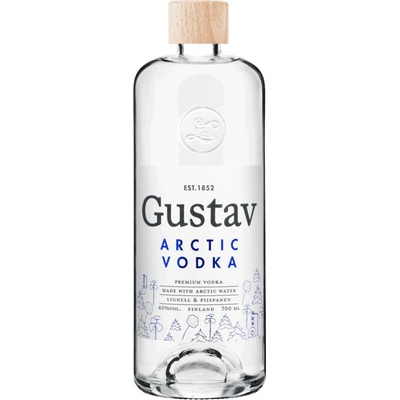 Gustav Arctic Vodka 40% 0,7 l (holá láhev)