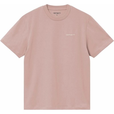 Carhartt WIP Script Embroidery S/S růžová