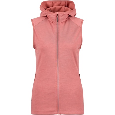 Stoic Дамски вълнен елек Stoic Women's MerinoFleece270 KuolpaLightSt. Vest Hood Merino vest - Faded Rose (132-1581-0214)