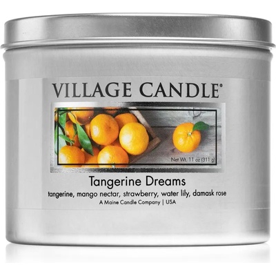 Village Candle Tangerine Dreams ароматна свещ в кутия 311 гр