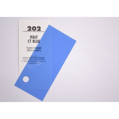Chris James filtr na světlo v roli, 202 Half CT Blue
