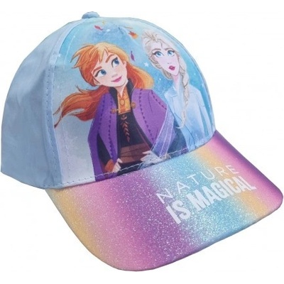 DIFUZED Dievčenská Ľadové kráľovstvo Frozen Elsa a Anna sv. modrá