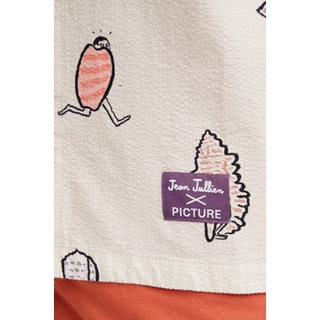 Picture Памучна риза Picture Jean Julien в бежово със стандартна кройка с класическа яка MTS1306 (MTS1306)