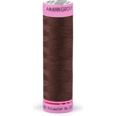 Prima-obchod Polyesterové nitě návin 100 m Aspo Amann, barva 0264 Chocolate Brown