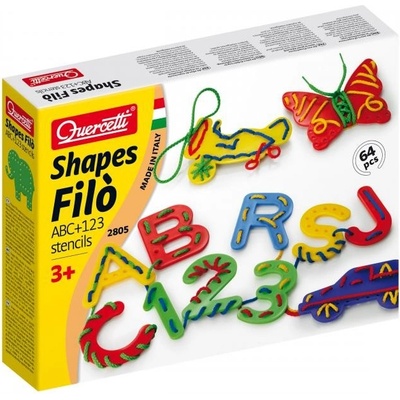Quercetti Filó Shapes 64 ks