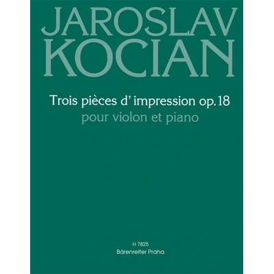 Trois pieces d'impression op. 18