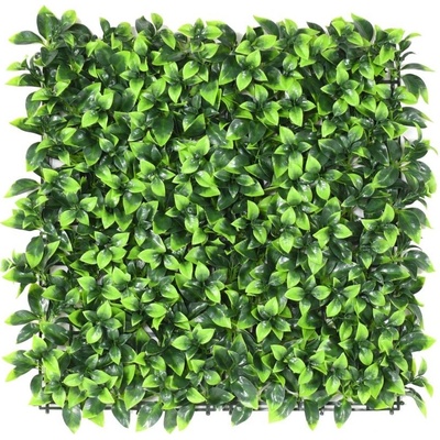 Umělá živá zelená stěna WALL PLATE F, 50x50cm