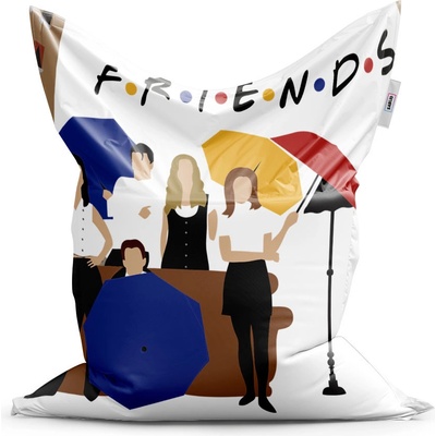 Sablio Sedací vak Seriál Priatelia FRIENDS Gauč pri fontáne 200x140 cm