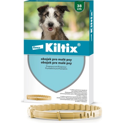 Kiltix Obojek antiparazitní malý 38 cm