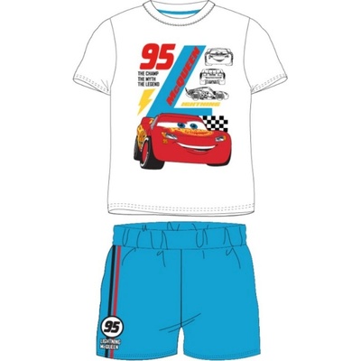 Dětské pyžamo Cars biele