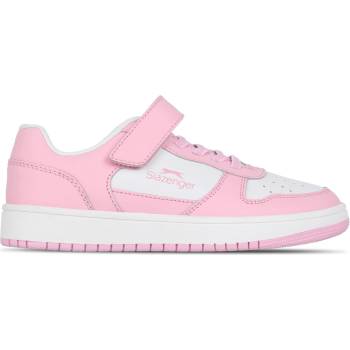 Image 1 of Slazenger Детски маратонки Slazenger Tower Low Trainers Childrens - Pink/White