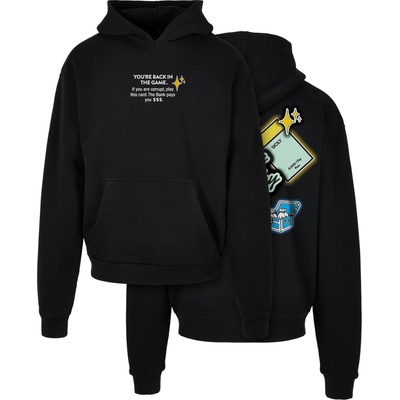 Mister Tee Intepol Ultraheavy Oversize Hoodie black XXLUB-MT2541-00007 - Бял, размер S