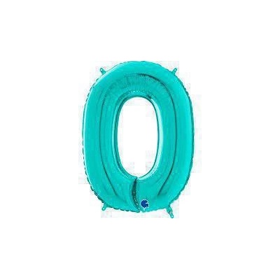 Grabo Fóliový balónik modrá Tiffany 66 cm číslica