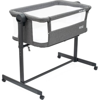 Baby Mix Пристанично креватче Rose Baby Mix сиво