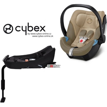 Cybex ATON 5 + základna do auta BASE 2-FIX 2021 Classic Beige