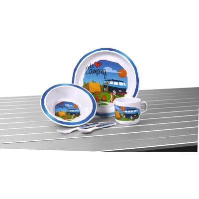 Camp4 Детски сервизи, комплект 5 бр, we love camping (91798)