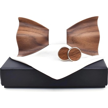 HARAHU Дървен папионка lu-30929 - Бяла kp30929 (lu-30929)