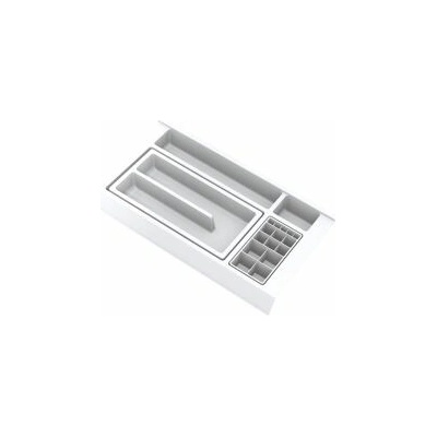 Kúpeľňový organizér s príslušenstvom 450mm 241x422x53mm biela