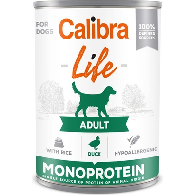 Calibra Life Dog Adult Duck with Rice 12 x 400 g
