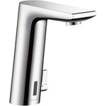 Hansgrohe Metris S - Електронна смесителна батерия за умивалник с регулиране на температурата, захранвана с батерии, хром 31100000 (31100000)